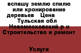 вспашу землю,спилю или кронирование деревьев › Цена ­ 300 - Тульская обл., Новомосковский р-н Строительство и ремонт » Услуги   